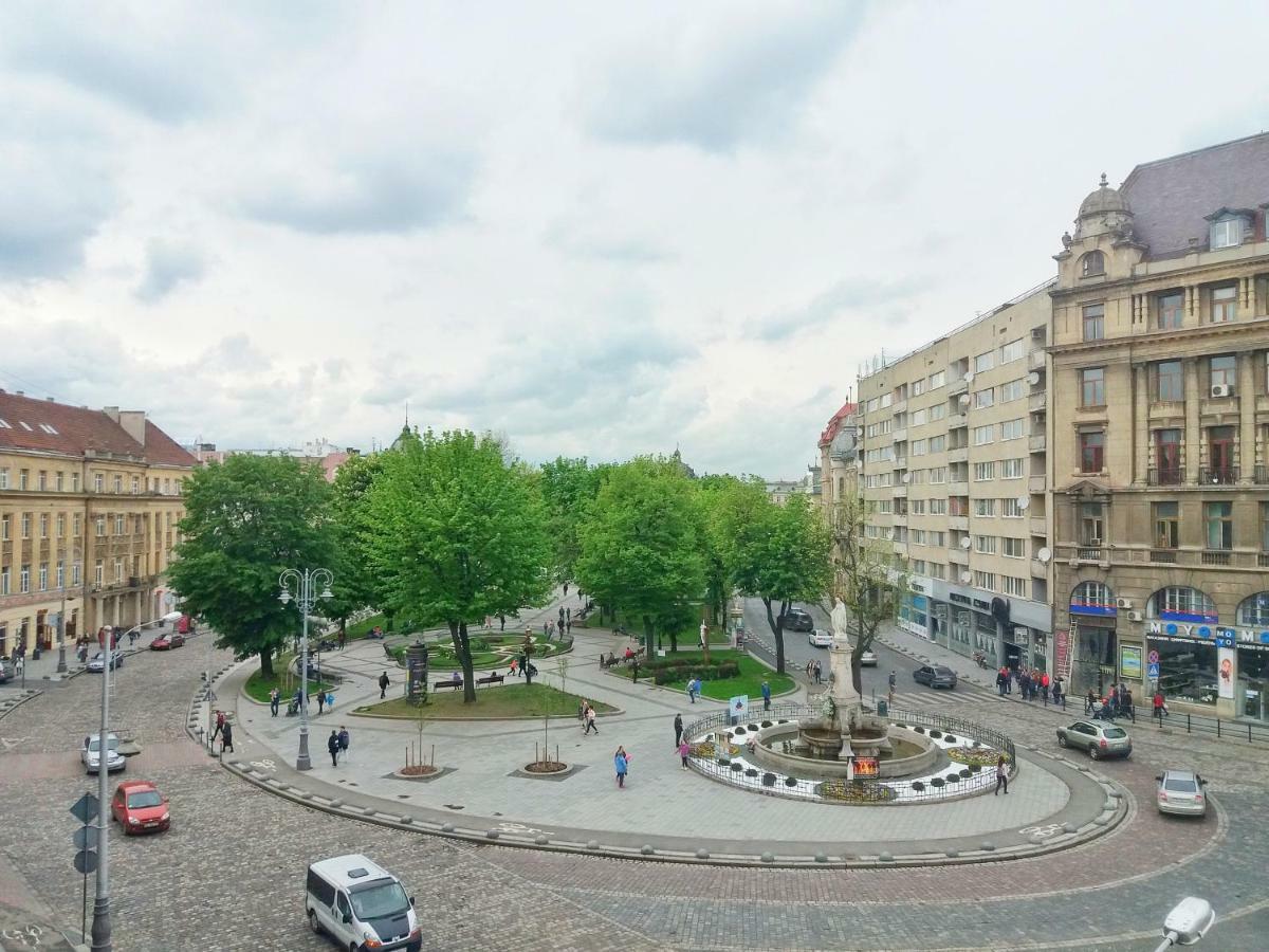 Квартира В Центрі Львова Вулиця Міцкевича 5, Простора З Гарним Видом На Місто 외부 사진